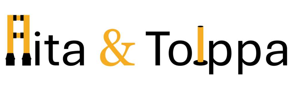 Aita ja Tolppa Logo Musta